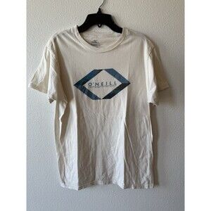 O'Neill Men's Short Sleeve T-Shirt Yellow, Crew Neck, Graphic Print Size Medium